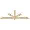Ekena Millwork Kennewick Rough Sawn Timber Gable Bracket, Douglas Fir, 108"W x 31 1/2"H x 4"D x 6"F, 7/12 Pitch GBW108X31X0406KEN00RDF - alternate 1
